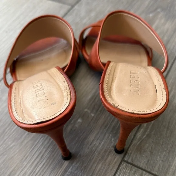 J. Crew Lena Two-Strap Heeled Slides - Picture 5 of 13